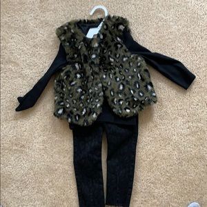 Toddler girls 3 piece outfit